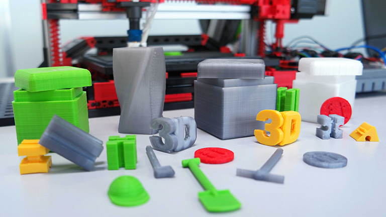 Druckbeispiele fischertechnik 3D Drucker