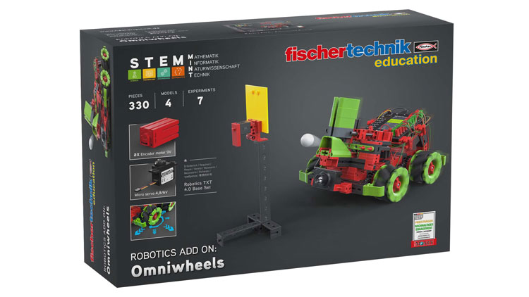 Robotics Add On Omniwheels zum Robotics TXT 4.0 Base Set